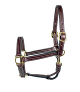 NUNN FINER TRIPLE STITCHED HALTER WITH ROLLED THROAT & SNAP