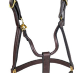 NUNN FINER TRIPLE STITCHED HALTER WITH ROLLED THROAT & SNAP