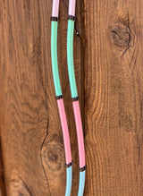 BLACK OAK RAINBOW RUBBER REINS