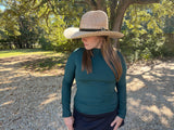 THE TAILORED SPORTSMAN ICEFIL® MOCK NECK LONG SLEEVE TOP