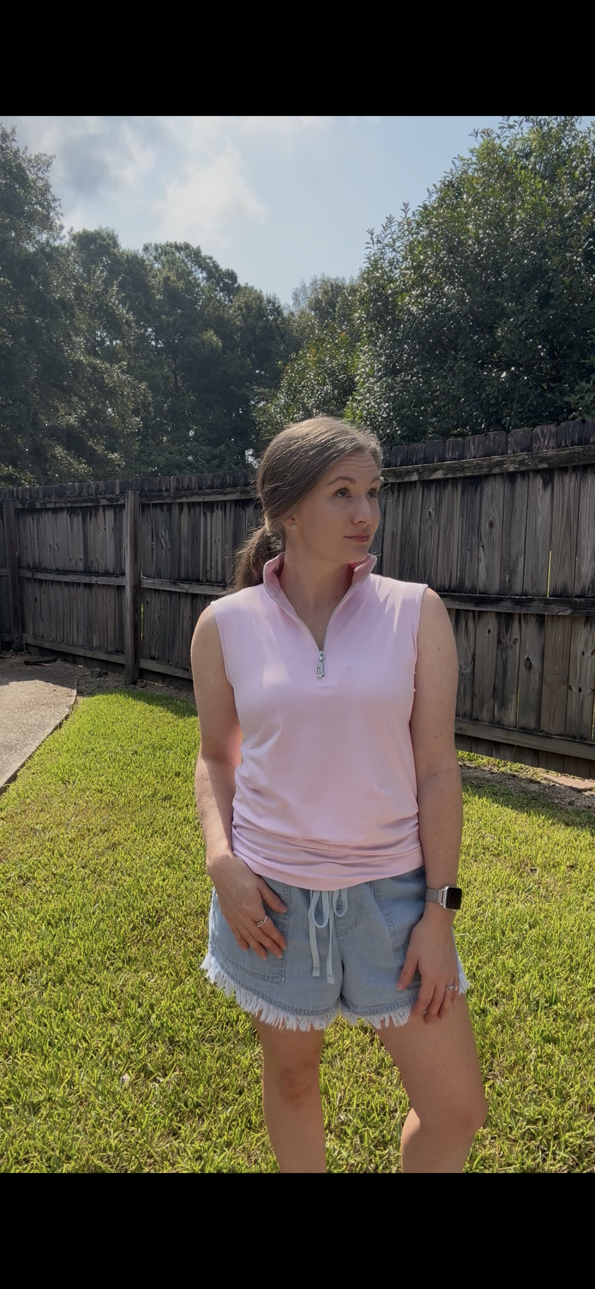 THE TAILORED SPORTSMAN ICEFIL® SLEEVELESS ZIP TOP