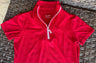 THE TAILORED SPORTSMAN ICE FIL SHORT SLEEVE ZIP TOP