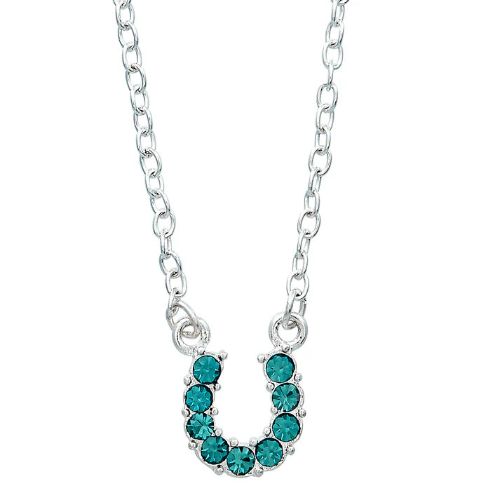 AWST RHINESTONE HORSESHOE NECKLACE