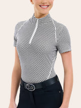 R.J. CLASSICS LUCY 1/4 ZIP SHORT SLEEVE SHIRT