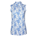 Dapplebay Equestrian Toile 1/4 Zip Light Riding Top - Sleeveless