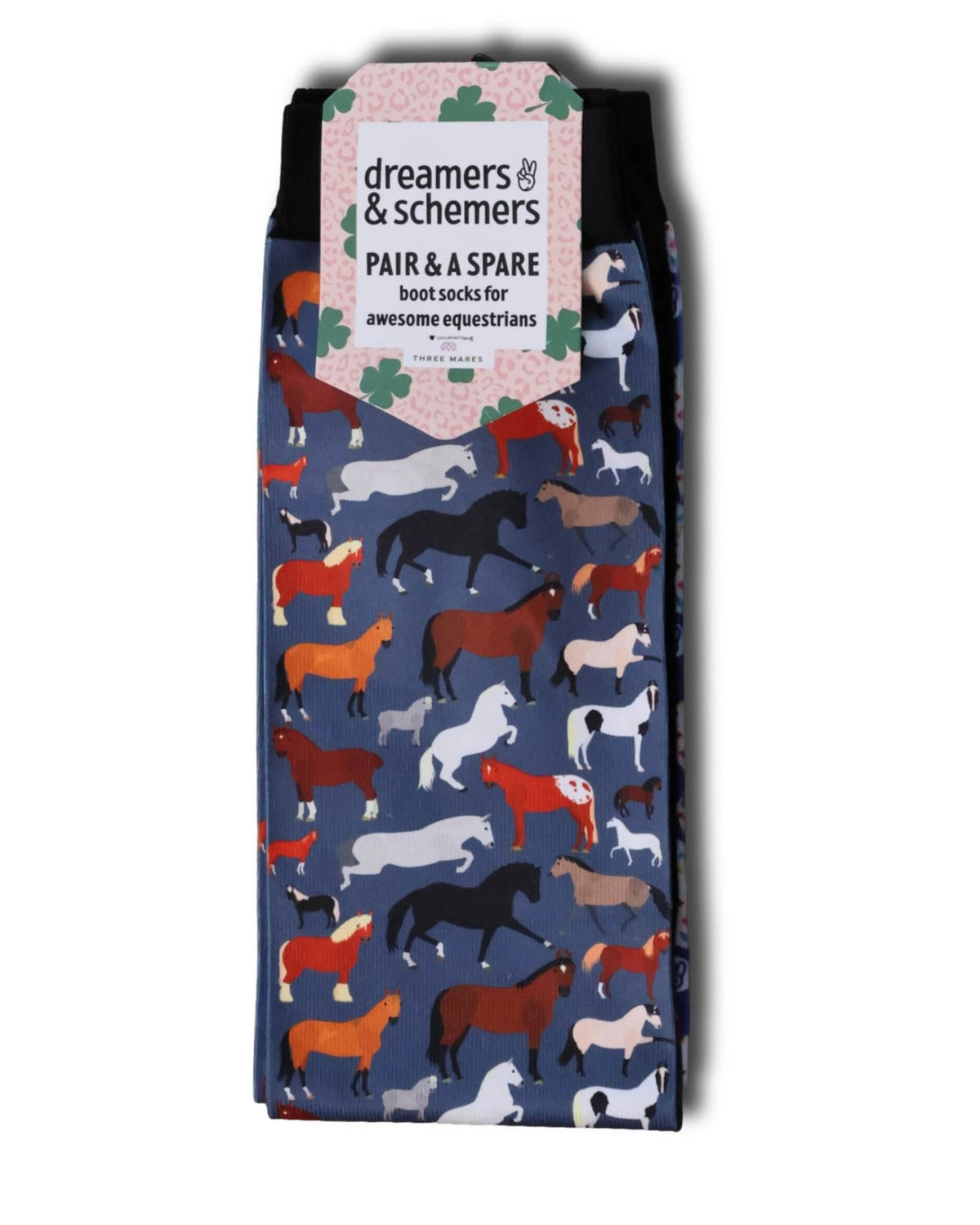 DREAMERS & SCHEMERS YOUTH BOOT SOCKS - PAIR & A SPARE