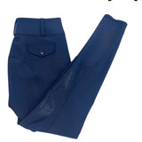 THE TAILORED SPORTSMAN LADIES TECHNO LIGHT WEIGHT MID RISE FRONT ZIP BOOT SOCK BREECH W/ SILICONE KP