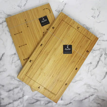 Load image into Gallery viewer, Double-Sided Dressage + Jump Course Horse Cutting Board

