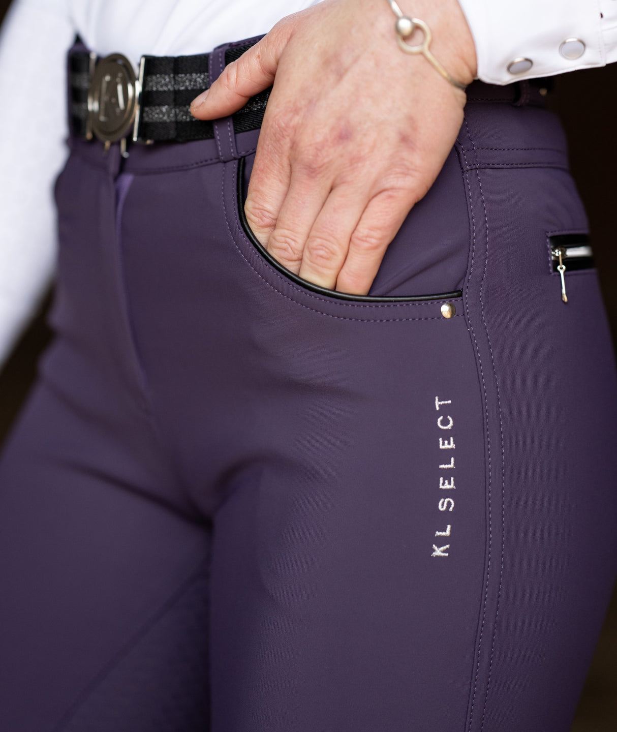 KL SELECT GABRIELLE KNEE PATCH BREECHES