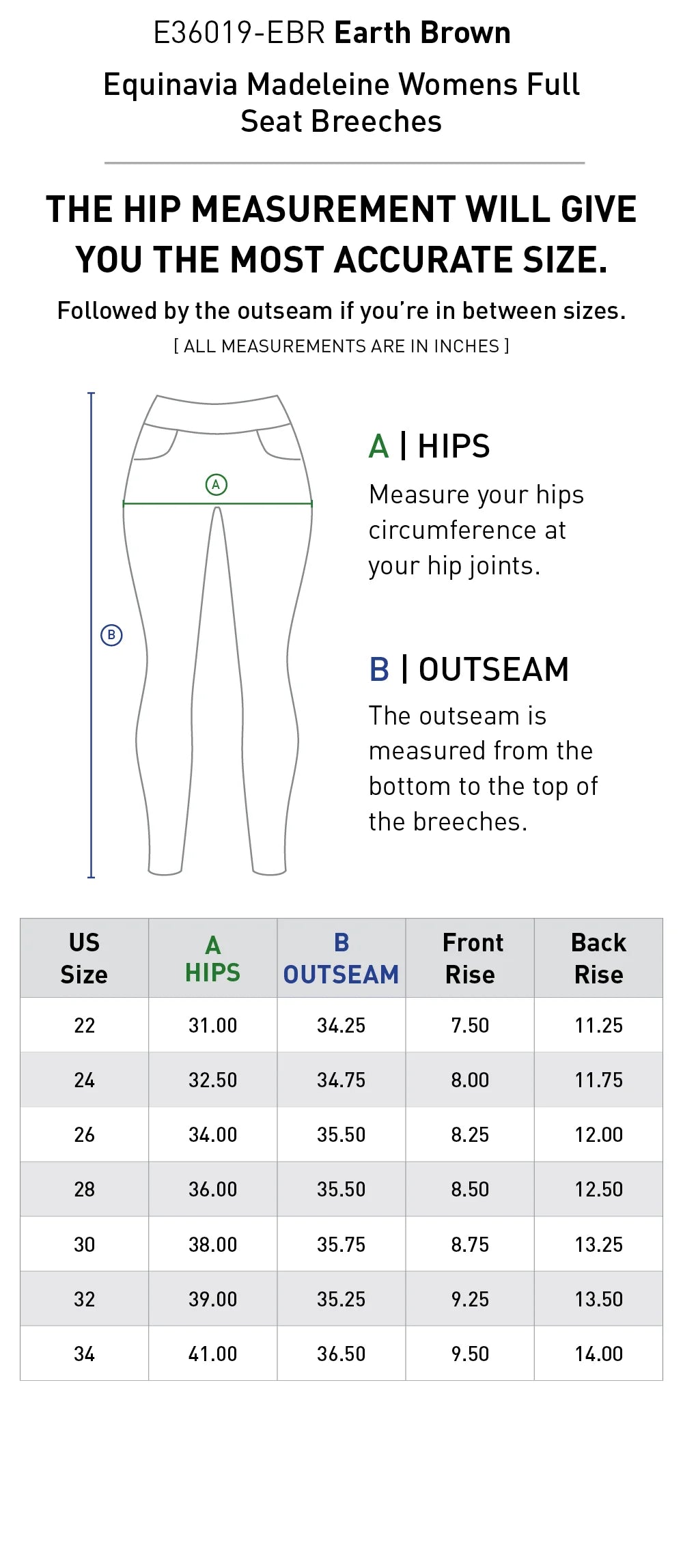 EQUINAVIA MADELEINE FULL SEAT BREECH