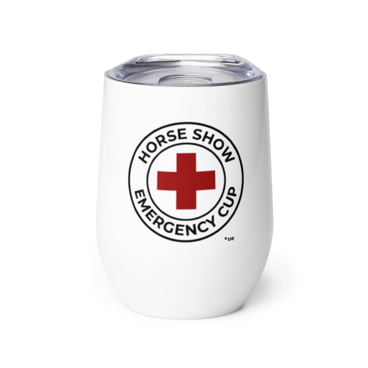 HORSE SHOW EMERGENCY CUP-WINE TUMBLER