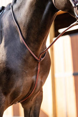 HUNTLEY FANCY STITCHED SCHOOLING STANDING MARTINGALE