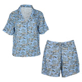 AWST INT'L LILA LOUNGEWEAR SHORT SET