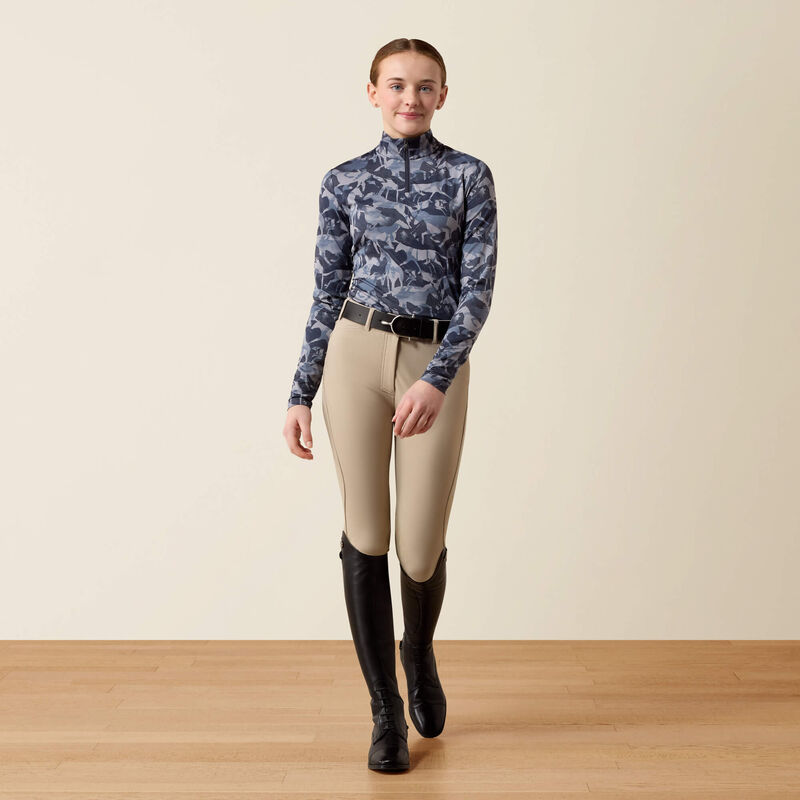ARIAT® YOUTH LUNAVEIL 1/4 ZIP BASELAYER