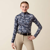 ARIAT® YOUTH LUNAVEIL 1/4 ZIP BASELAYER