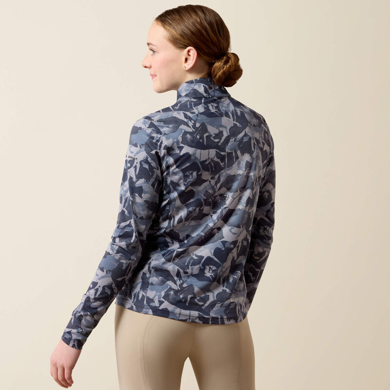 ARIAT® YOUTH LUNAVEIL 1/4 ZIP BASELAYER
