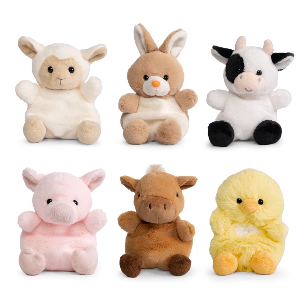 LITTLE FARM ANIMAL PLUSH SNUGGLIES