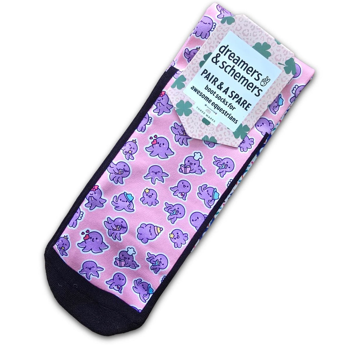 DREAMERS & SCHEMERS YOUTH BOOT SOCKS - PAIR & A SPARE