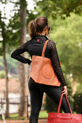 TUCKER TWEED: Sonoma Shoulder Bag: Signature