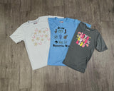 FLOWERS/BITS/HORSESHOE KIDS T-SHIRT