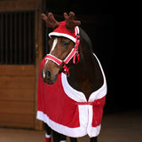 HORZE SANTA REINDEER CAP