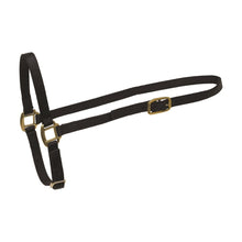 Load image into Gallery viewer, HORSE BLACK NYLON GROOMING HALTER
