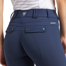 Load image into Gallery viewer, ARIAT® WOMEN&#39;S TRI FACTOR GRIP KNEE PATCH BREECH - BLUE NIGHTS
