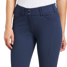 Load image into Gallery viewer, ARIAT® WOMEN&#39;S TRI FACTOR GRIP KNEE PATCH BREECH - BLUE NIGHTS
