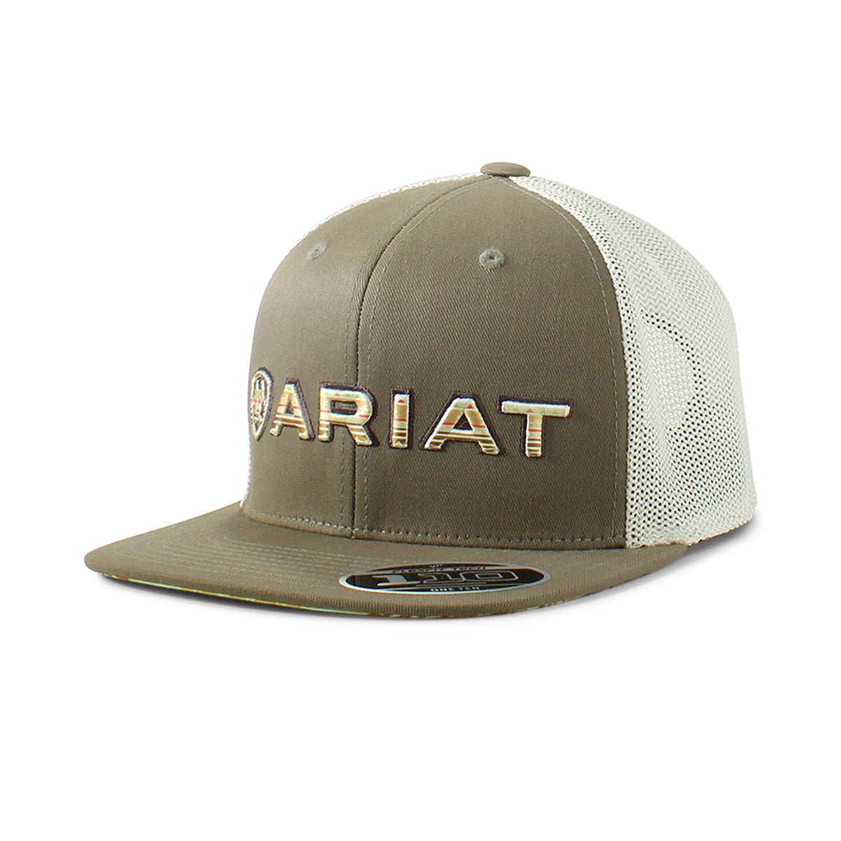 ARIAT® MEN'S FLEXFIT 110 CAP LOGO -DARK GREEN