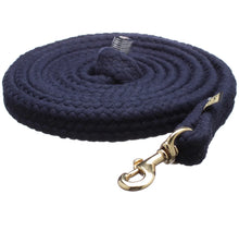 Load image into Gallery viewer, 1” x 9’ BRAIDED COTTON ROPE LEAD
