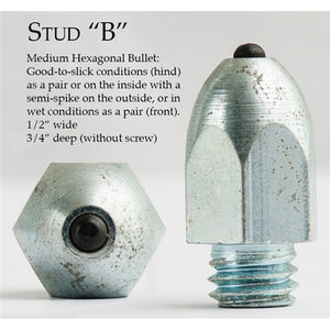 MEDIUM HEXAGON BULLET STUD