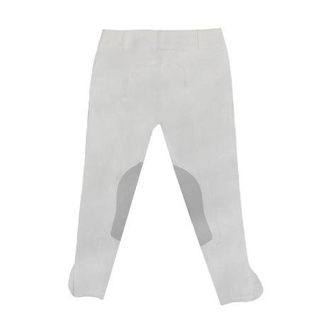 THE TAILORED SPORTSMAN LOW RISE FRONT ZIP BREECH -WHITE