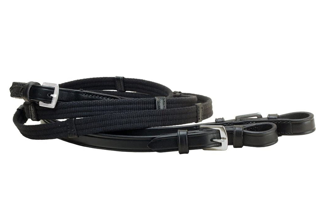 LEATHER/WEB CROSS COUNTRY REINS