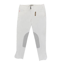 Load image into Gallery viewer, THE TAILORED SPORTSMAN LOW RISE FRONT ZIP BREECH -WHITE
