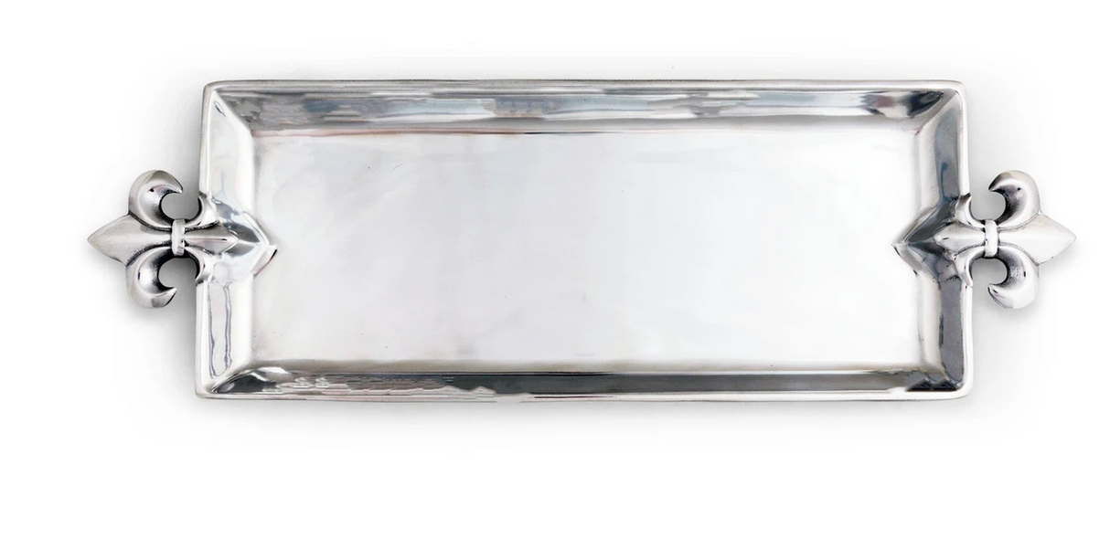 103802 FRENCH LILY OBLONG TRAY