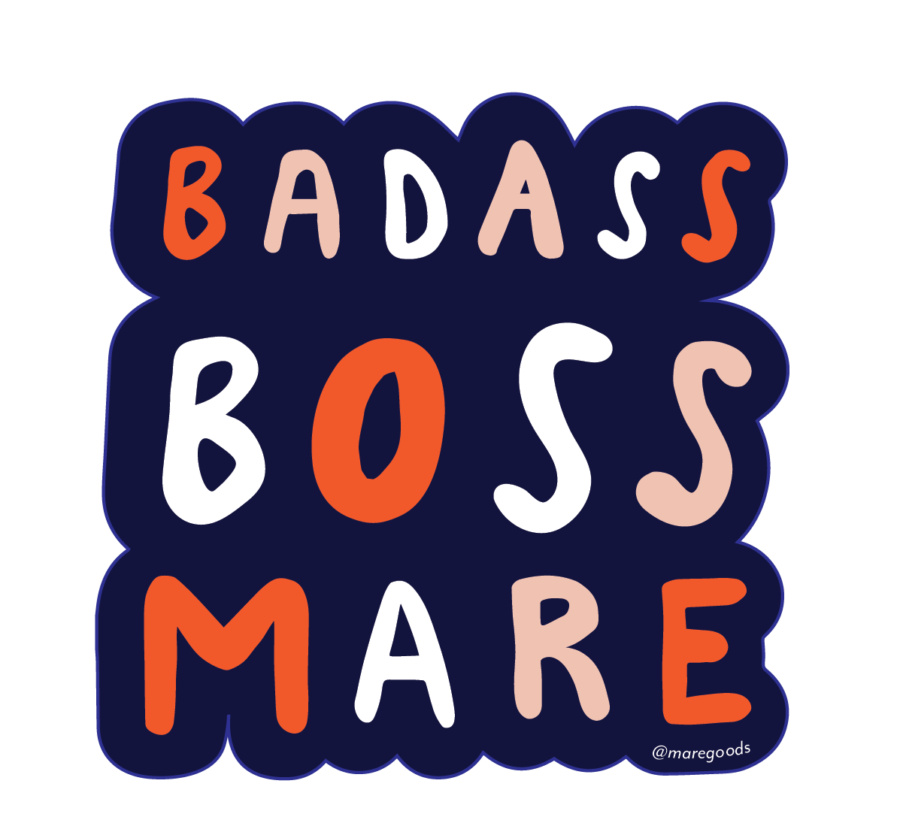 Sticker: Badass Boss Mare