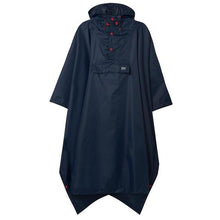 Load image into Gallery viewer, PONCHO PACKABLE WATERPROOF CAPE- NAVY
