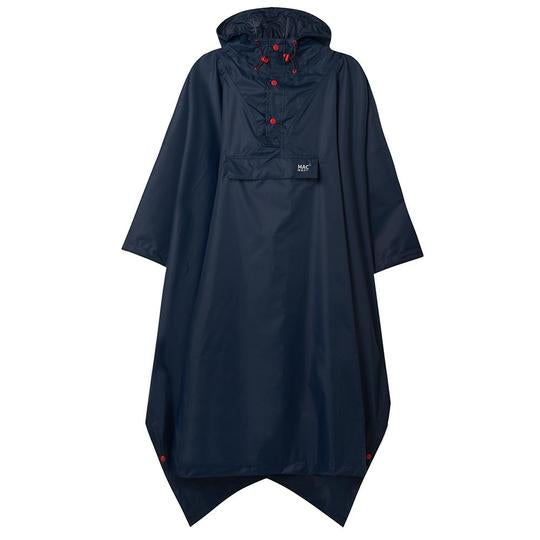 PONCHO PACKABLE WATERPROOF CAPE- NAVY