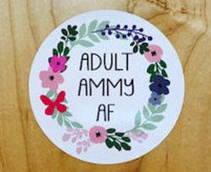 Adult Ammy AF Equestrian Vinyl Decal Sticker