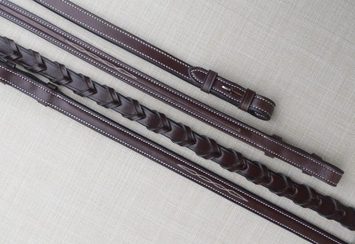 RED BARN FANCY LACED REINS